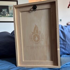 Natural Wood Essential Oils Storage Box